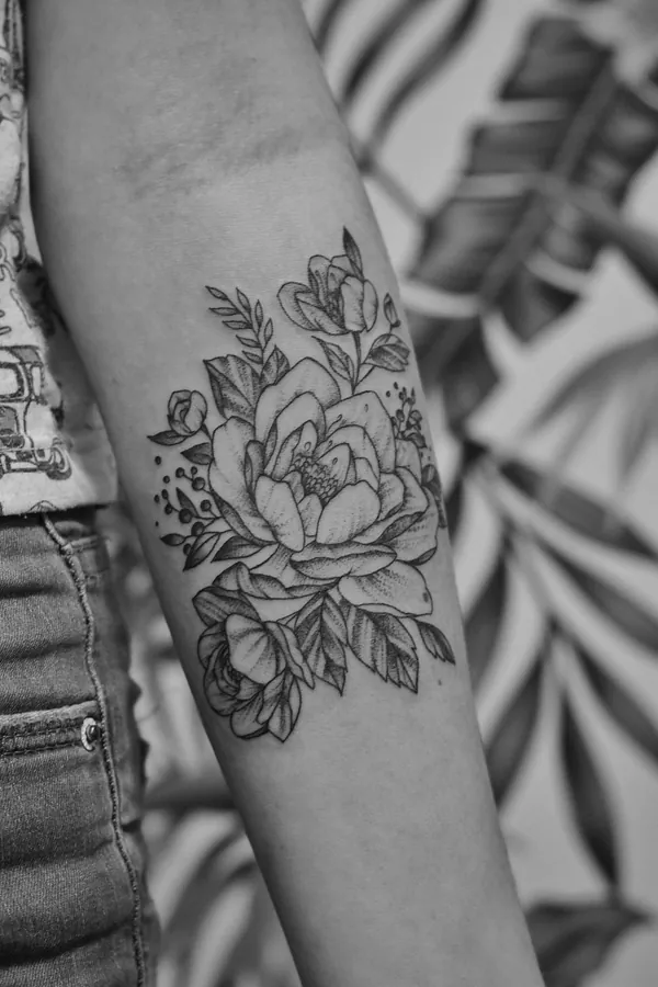 Floral forearm