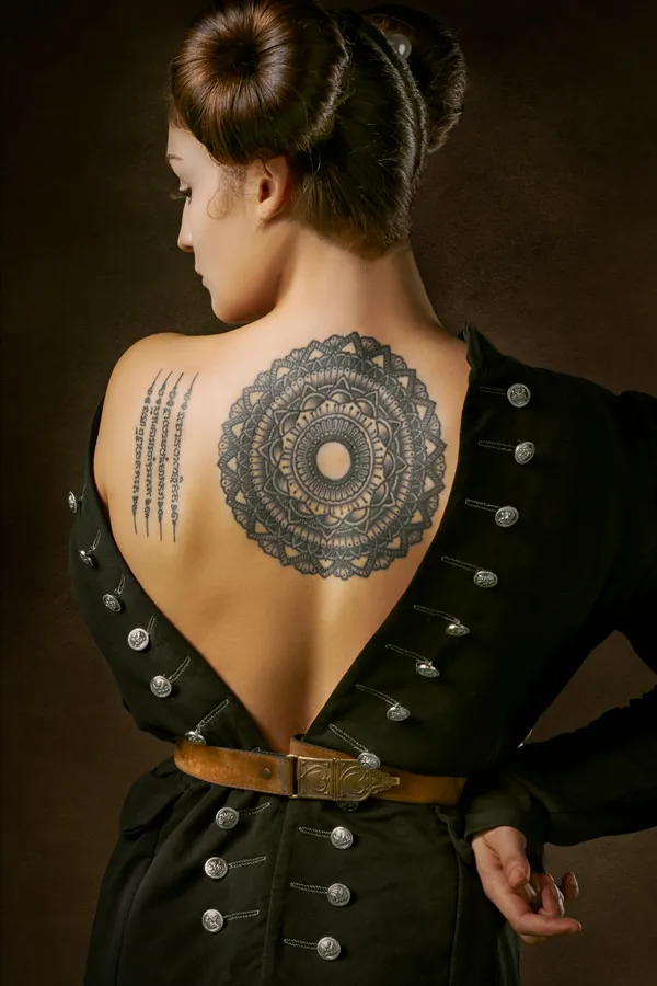 Mandala back piece