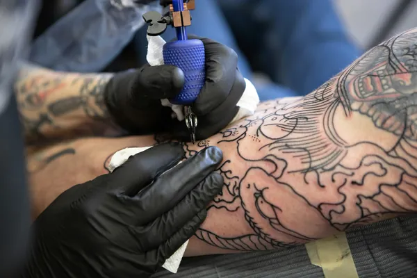 Sleeve in progress